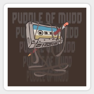 Puddle of Mudd Cassette Sticker